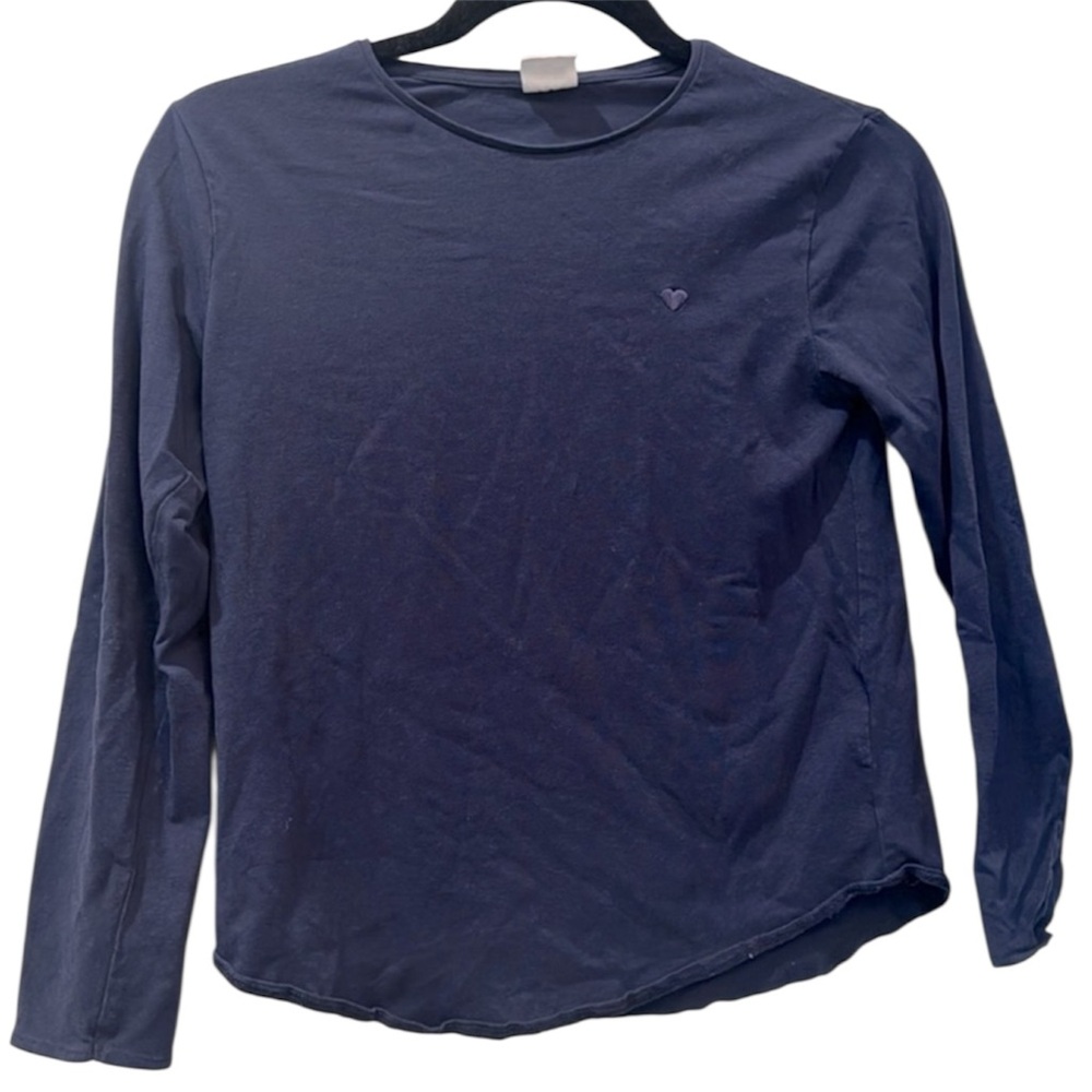 ZARA navy long sleeved t-shirt. Girls Size 10.